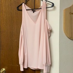 Express Long sleeve off the shoulder blouse